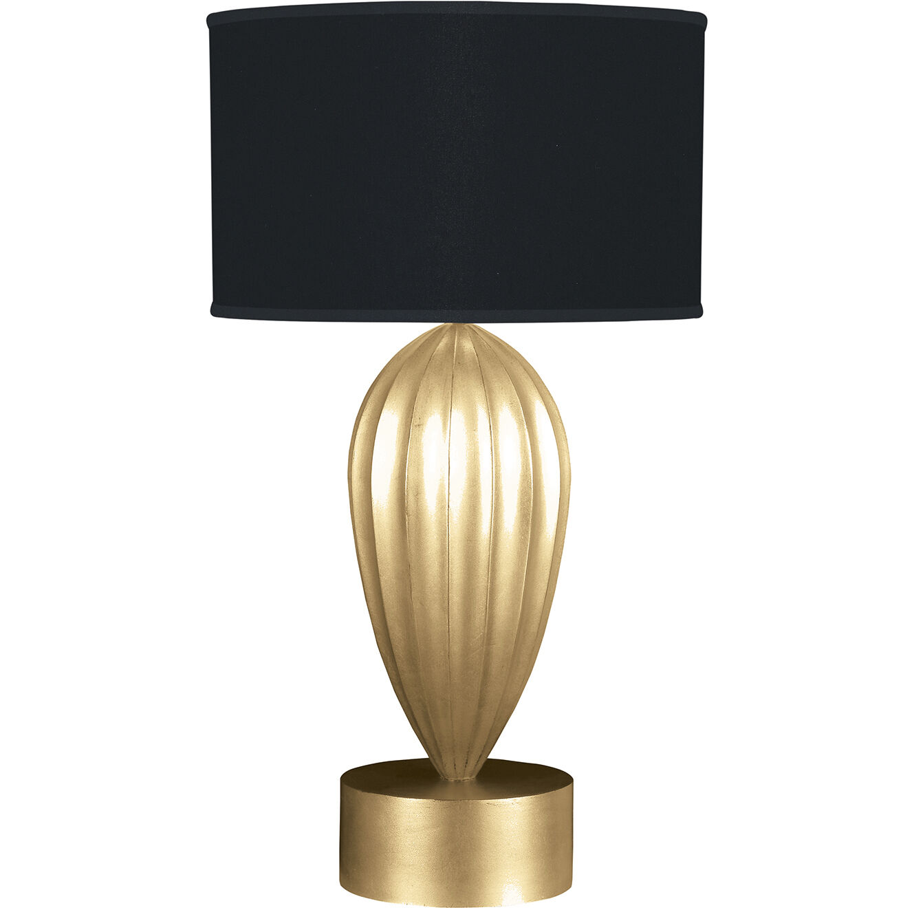 Allegretto 33 inch 150 watt Gold Table Lamp Portable Light