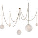 Marbelle 5 Light 84.5 inch Legacy Brass Pendant Ceiling Light