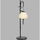 Artisan Collection/LECCE Series 19.5 inch 5 watt Black Table Lamp Portable Light