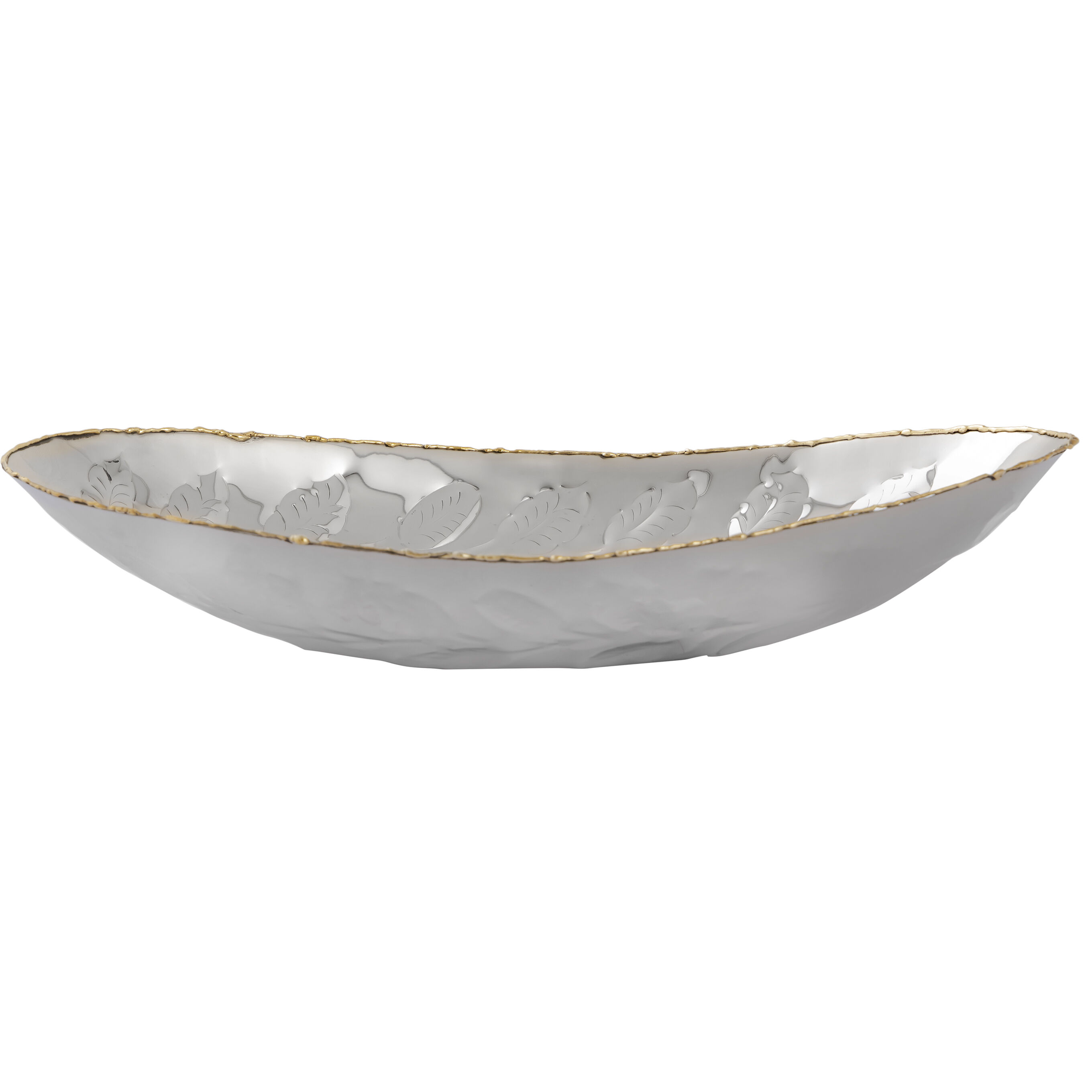 Garza Silver with Gold Tray, Set of 2