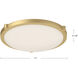 Floyd LED 17 inch Brushed Gold Flush Mount Ceiling Light