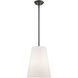 Prato 1 Light 11 inch Bronze Pendant Ceiling Light