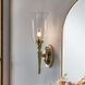 Dryden LED 4.75 inch Polished Brass Bath Light Wall Light
