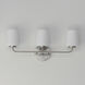 Durham 3 Light 23 inch Satin Nickel Bath Vanity Wall Light