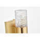 Vega LED 4.53 inch Gold Wall Sconce Wall Light