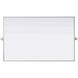 Amoura 48 X 30 inch Silver Mirror