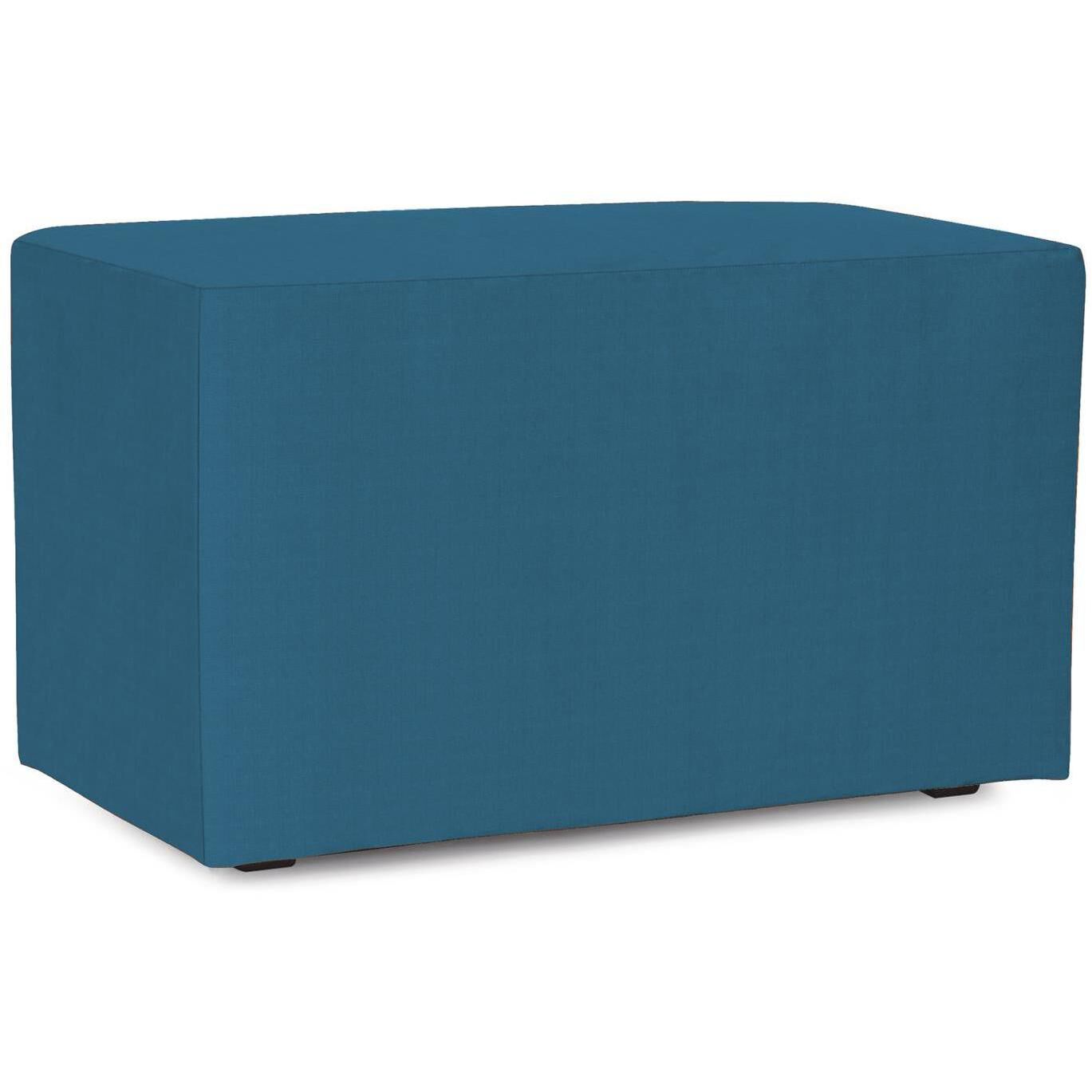 Universal Seascape Turquoise Outdoor Bench with Slipcover
