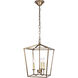Maddox 3 Light 13 inch Vintage Sliver Pendant Ceiling Light