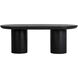 Rocca 83 X 39.5 inch Black Dining Table, Outdoor