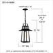 Devonport 1 Light 10 inch Matte Black Outdoor Hanging Lantern
