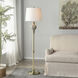 Rowan 63 inch 100 watt Ash and Gold and White Floor Lamp Portable Light