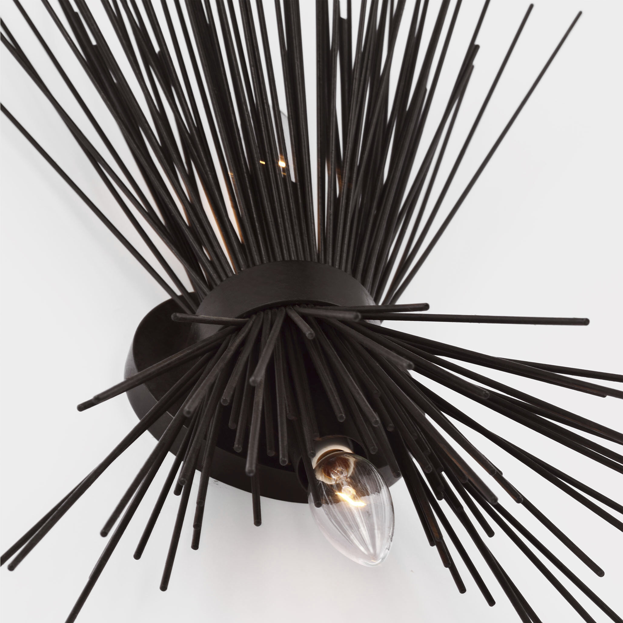 Kelly Wearstler Strada LED 8 inch Aged Iron Sconce Wall Light, Medium