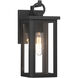 Boadie 1 Light 13 inch Matte Black Outdoor Sconce