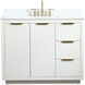 Blake 42 X 22 X 34 inch White Vanity Sink Set