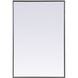 Eternity 36 X 24 inch Silver Mirror in 24 x 36
