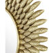 Plume 39 X 39 inch Brass Mirror