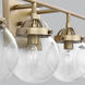 Bryce 4 Light 30 inch Satin Brass Bath Vanity Wall Sconce Wall Light