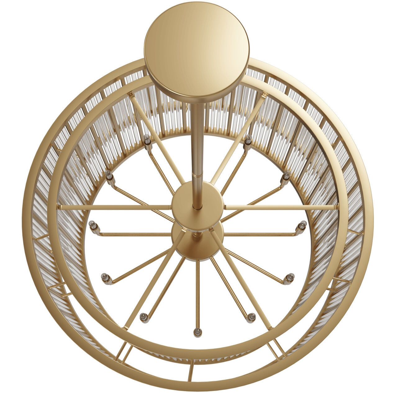 Waldorf 12 Light 31 inch Aged Brass Chandelier Ceiling Light