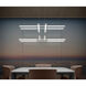 Tik-Tak LED 47.5 inch Satin Nickel Pendant Ceiling Light