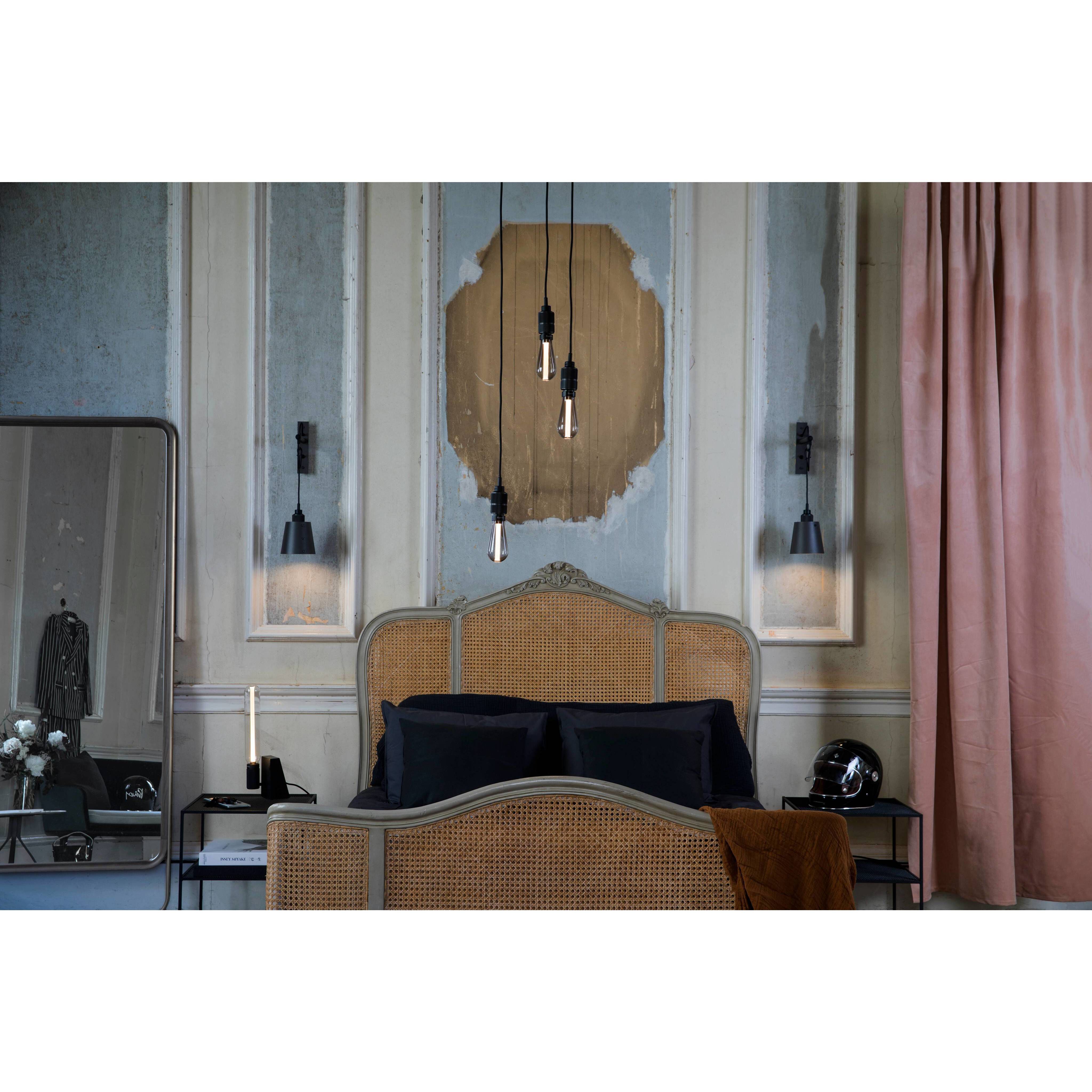 Hooked Wall Light in Graphite / Smoked Bronze