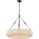 Tresselle 5 Light 28 inch Matte Black Pendant Ceiling Light