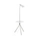 Policara 63 inch Matte Nickel Floor Lamp Portable Light