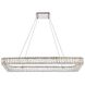 Monroe 1 Light 42 inch Chrome Pendant Ceiling Light