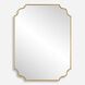 Lennyn 40 X 30 inch Antiqued Gold Leaf Vanity Mirror