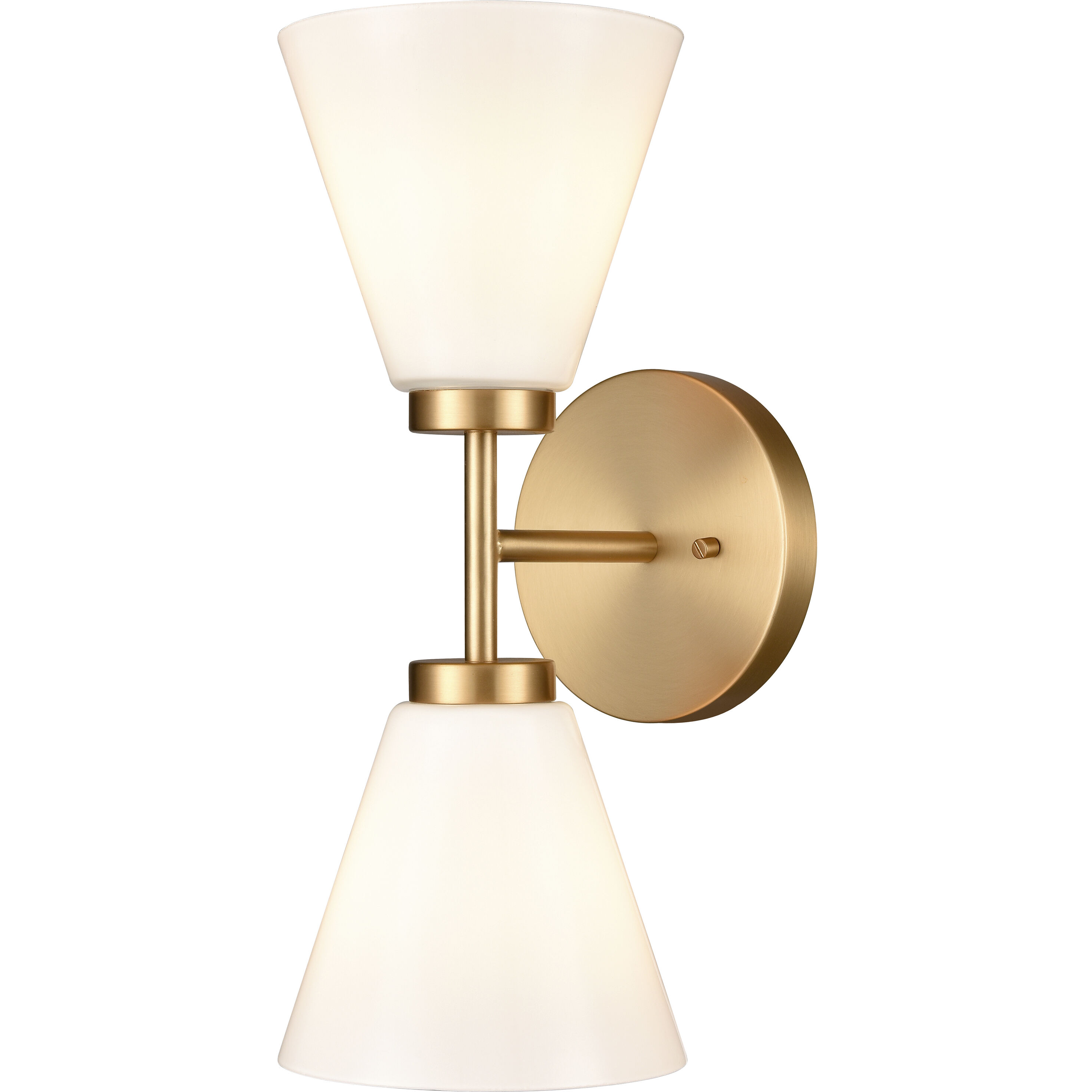 Houghton Vanity Light Wall Light in Brushed Gold