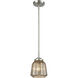 Nouveau Chatham 1 Light 6 inch Brushed Satin Nickel Mini Pendant Ceiling Light in Incandescent, Mercury, Nouveau