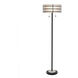 Royce 63.25 inch 60 watt Zammel and White Floor Lamp Portable Light