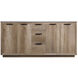 Blake 72 X 22 X 34 inch Natural Oak Vanity Sink Set