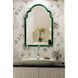 Sultan 36 X 24 inch Hunter Green Mirror