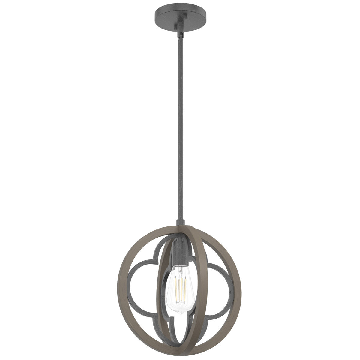 Gablecrest 1 Light 12 inch French Oak Pendant Ceiling Light