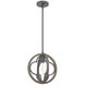 Gablecrest 1 Light 12 inch French Oak Pendant Ceiling Light