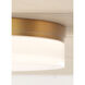 Sean Lavin Cirque LED 11 inch Satin Nickel Flush Mount Ceiling Light, Integrated LED