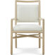Montauk Lighthouse Dining Chair, Wooden, Upholstered