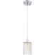Taylor 1 Light 5 inch Chrome Pendant Ceiling Light