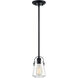 Skybridge 1 Light 5 inch Matte Black Pendant Ceiling Light