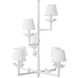 Nature 7 Light 30.31 inch Matte White Chandelier Ceiling Light