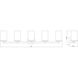 Thayer 5 Light 39 inch Chrome Vanity Wall Light