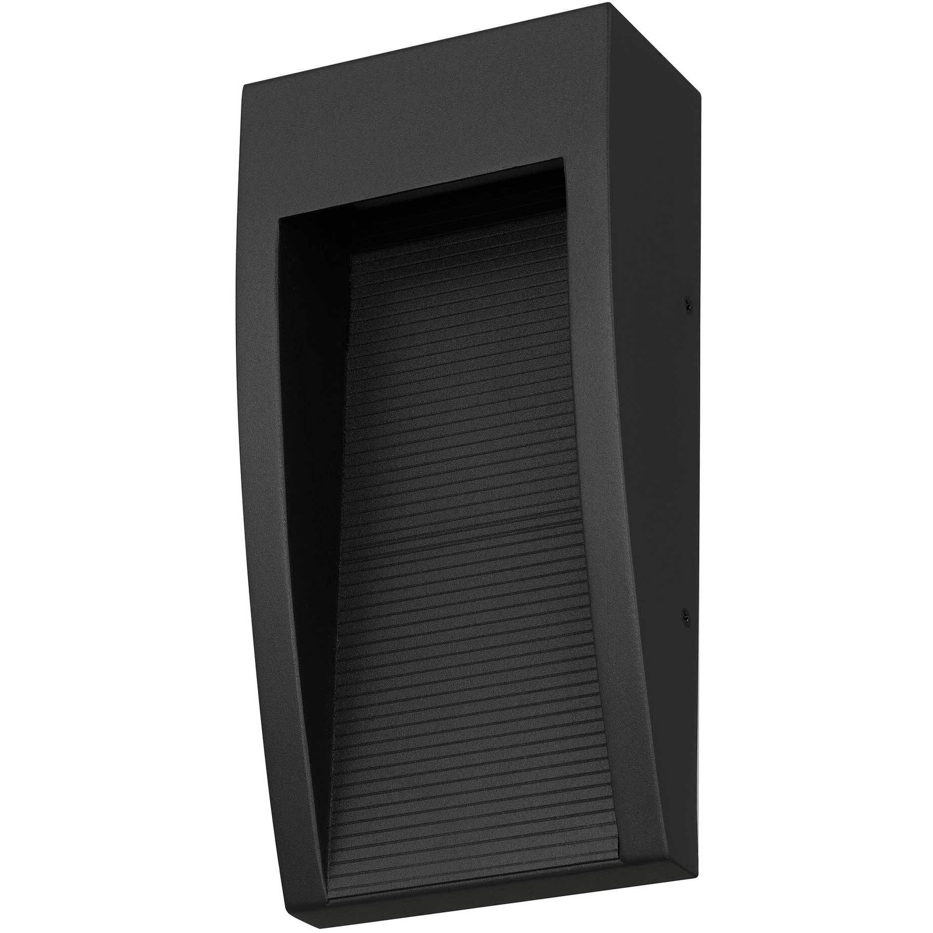 Taper LED 10 inch Sand Black Outdoor Wall Sconce