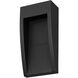 Taper LED 10 inch Sand Black Outdoor Wall Sconce