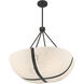 Chalfont 4 Light 30 inch Matte Black Pendant Ceiling Light