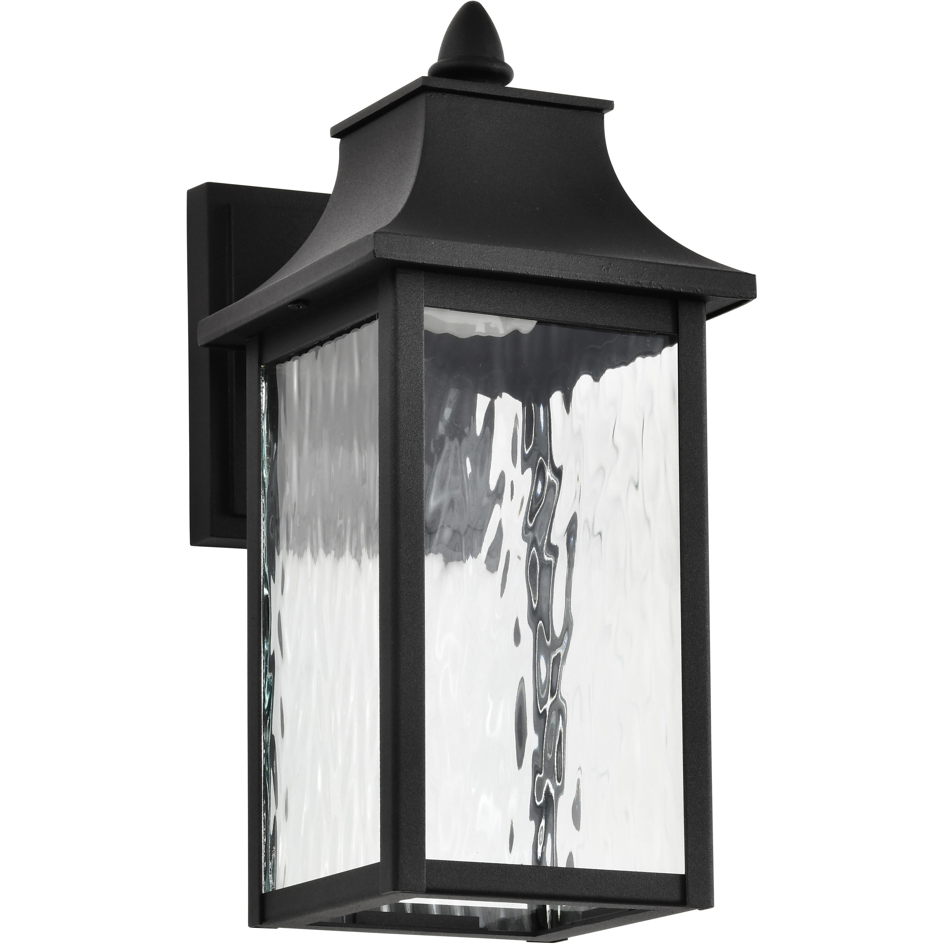 Austen LED 13.25 inch Matte Black Outdoor Wall Sconce