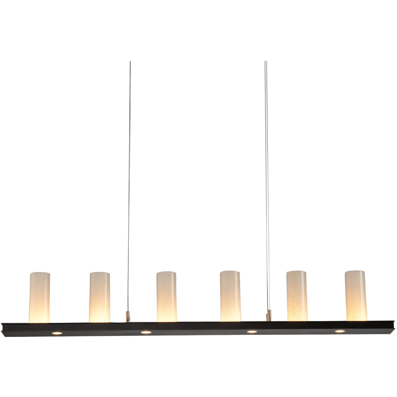 Carlyle LED 44 inch Novel Brass Linear Pendant Ceiling Light in 3000K LED, Corona