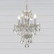 Welton 4 Light 11 inch Wet White Mini Chandelier Ceiling Light in Clear Swarovski Strass