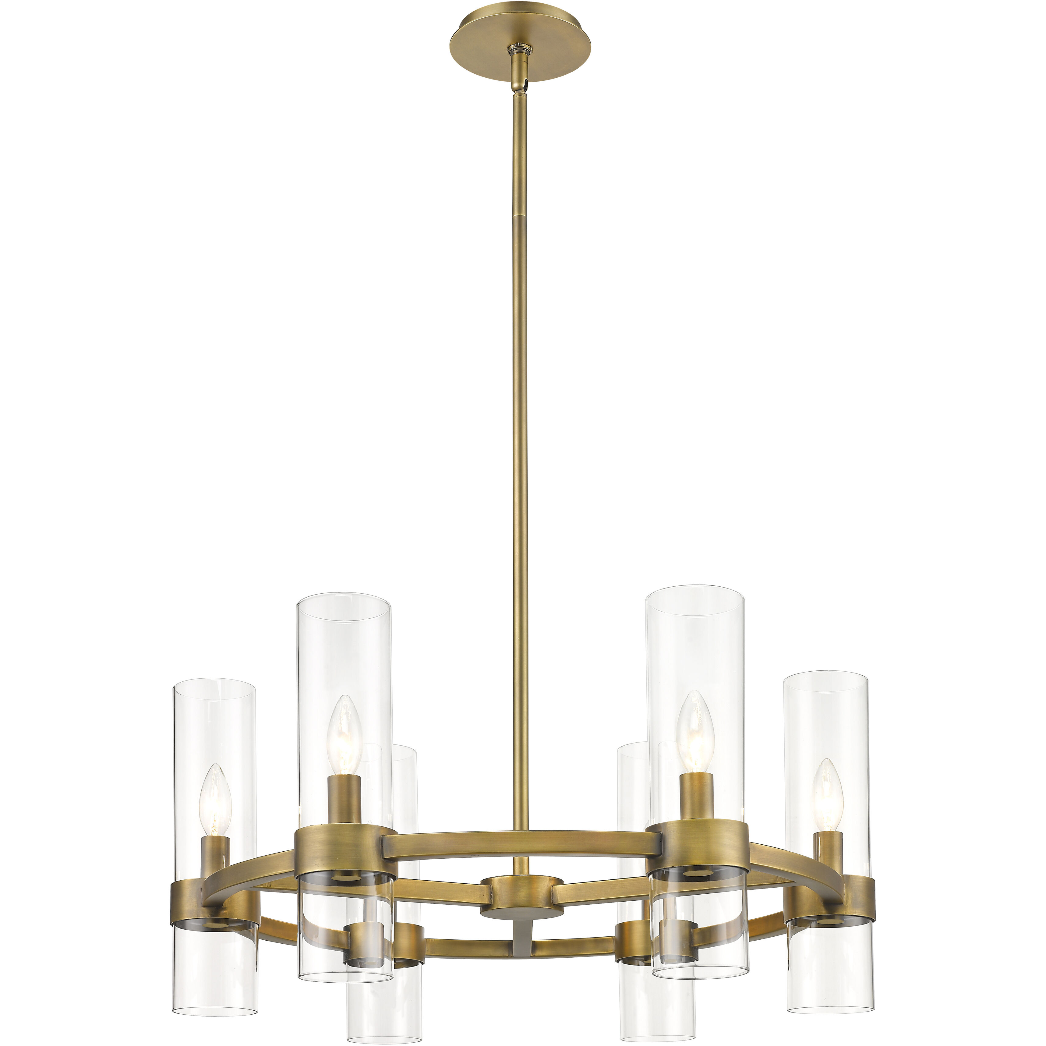 Datus 6 Light 26.00 inch Chandelier