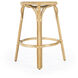 Tobias Rattan Round 24" Counter Stool in Natural