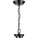 Lassiter 3 Light 17 inch Matte Black Foyer Pendant Ceiling Light